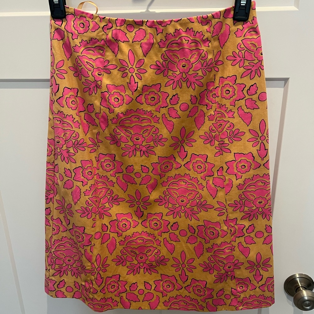 TIBI FLORAL PENCIL SKIRT, SIZE 6